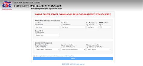 online rating csc|OCSERG: Verify your Civil Service Rating Online .